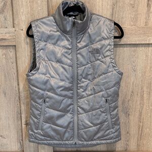 The North Face Silver Tamburello Quilted Lightweight Vest Size M